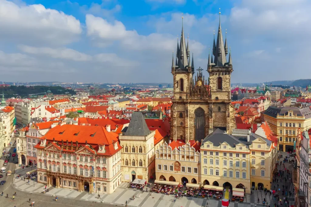Näkymä Prahaan