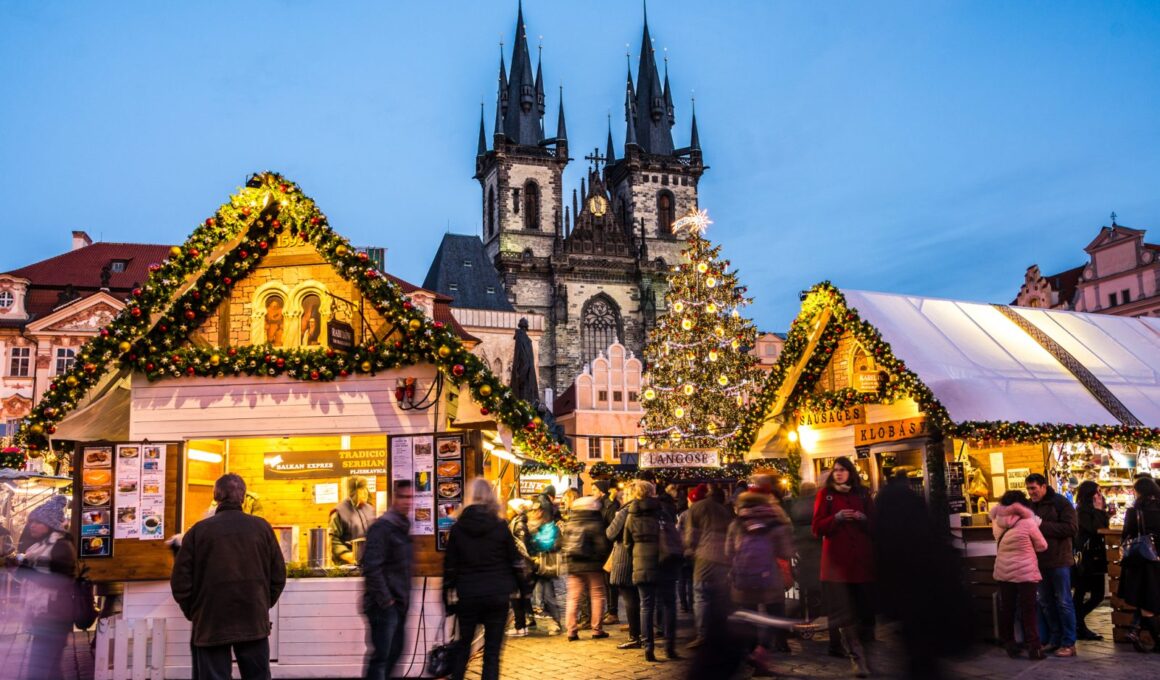 Jarmark bożonarodzeniowy w Pradze