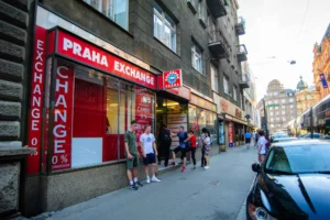 Exchange rate in Prague