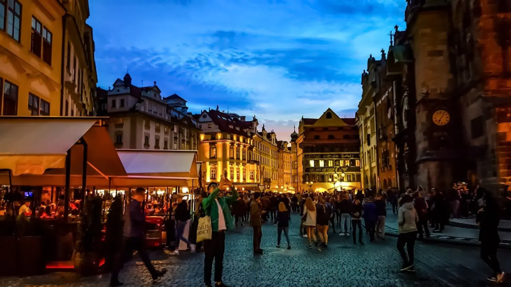 Die Geschichte der Straße Na Příkopě in Prag