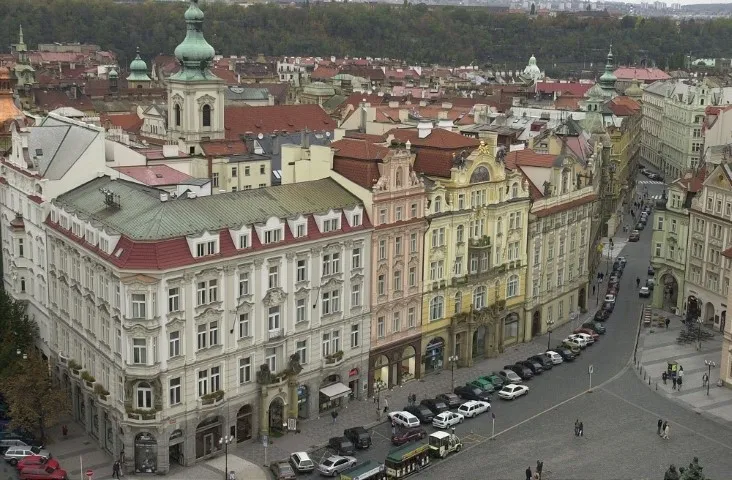 Air view, Prague