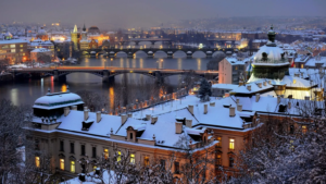 Snow-in-Prague
