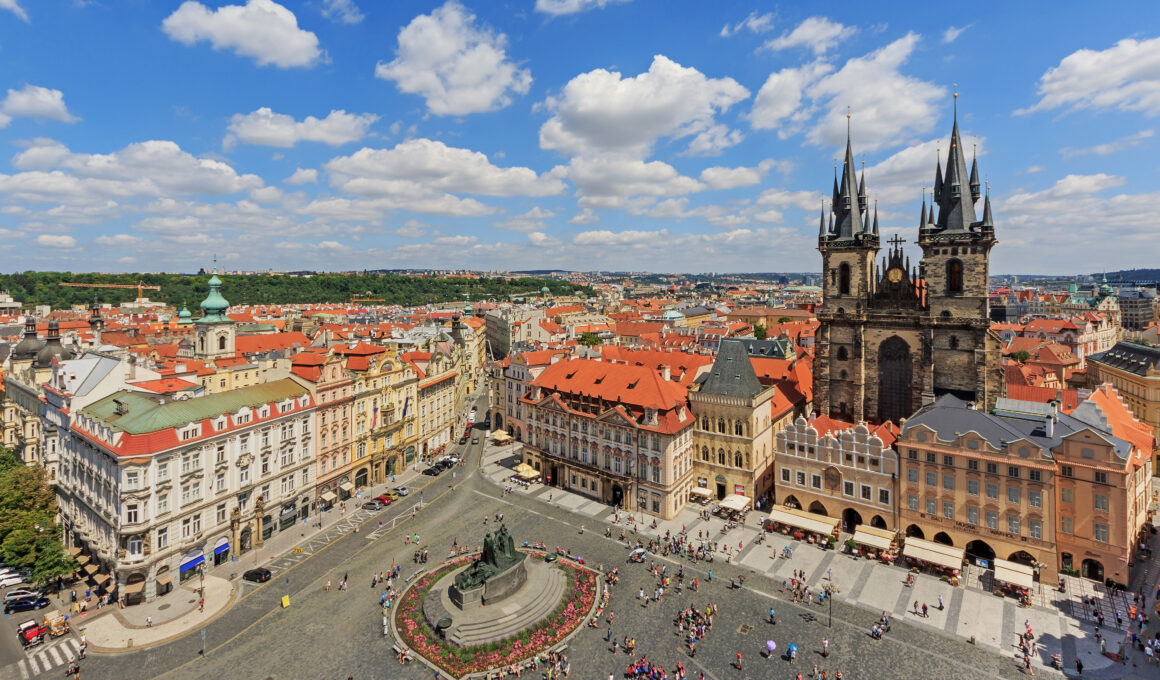 old town square in Prague