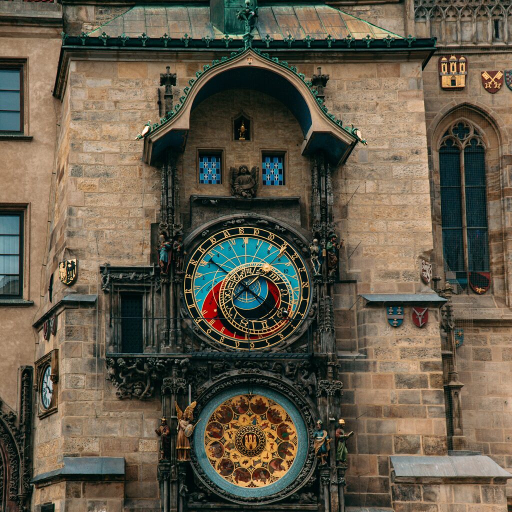 A Beautiful Clock Tower in Prague
