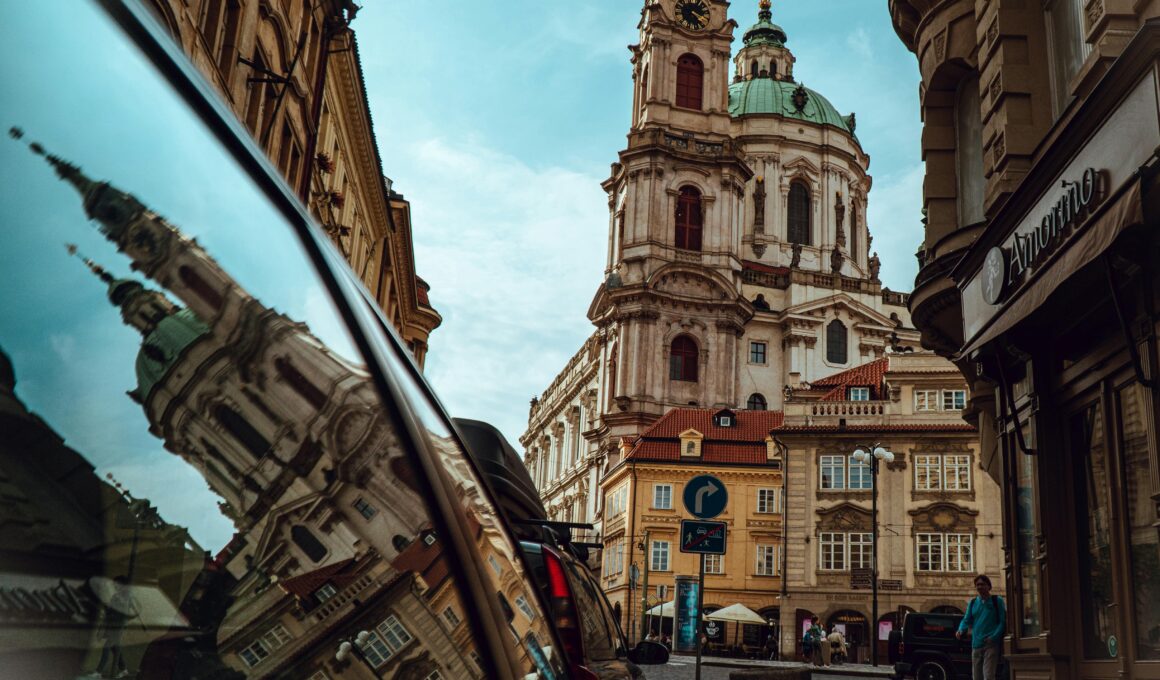 Igreja com vista para Praga