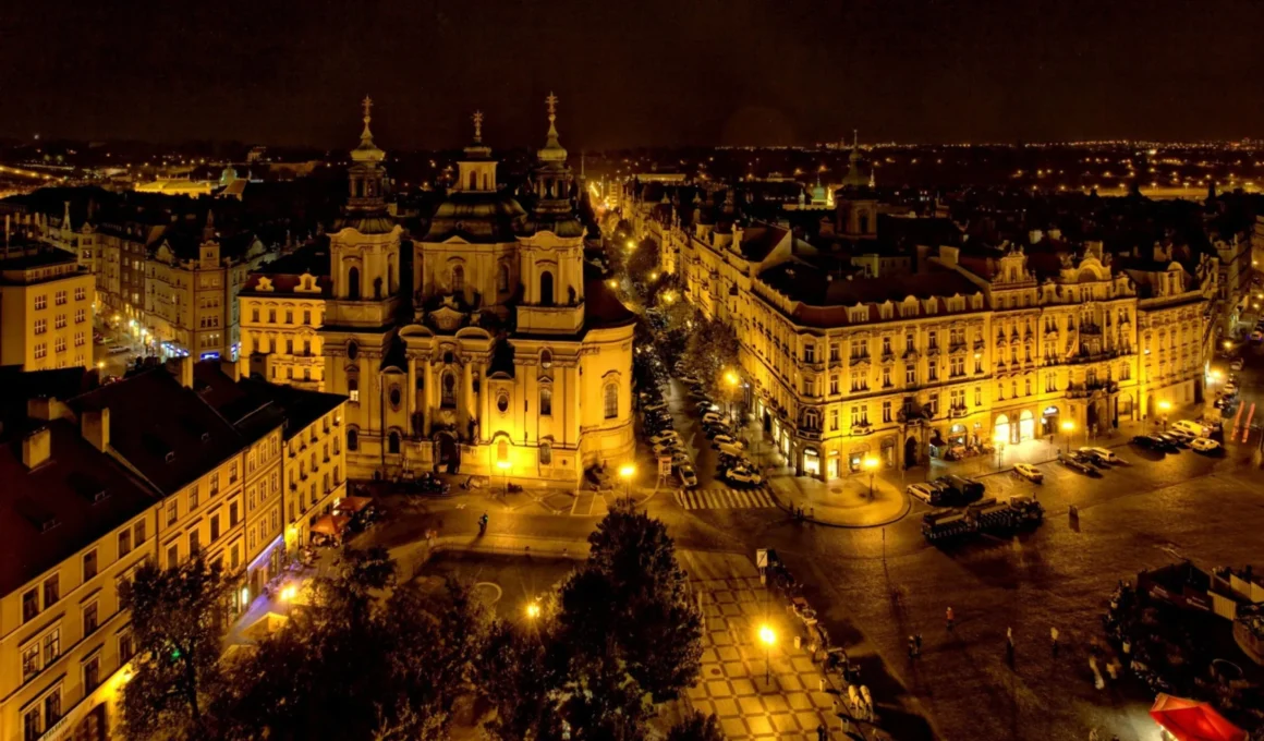 Praga pe timp de noapte