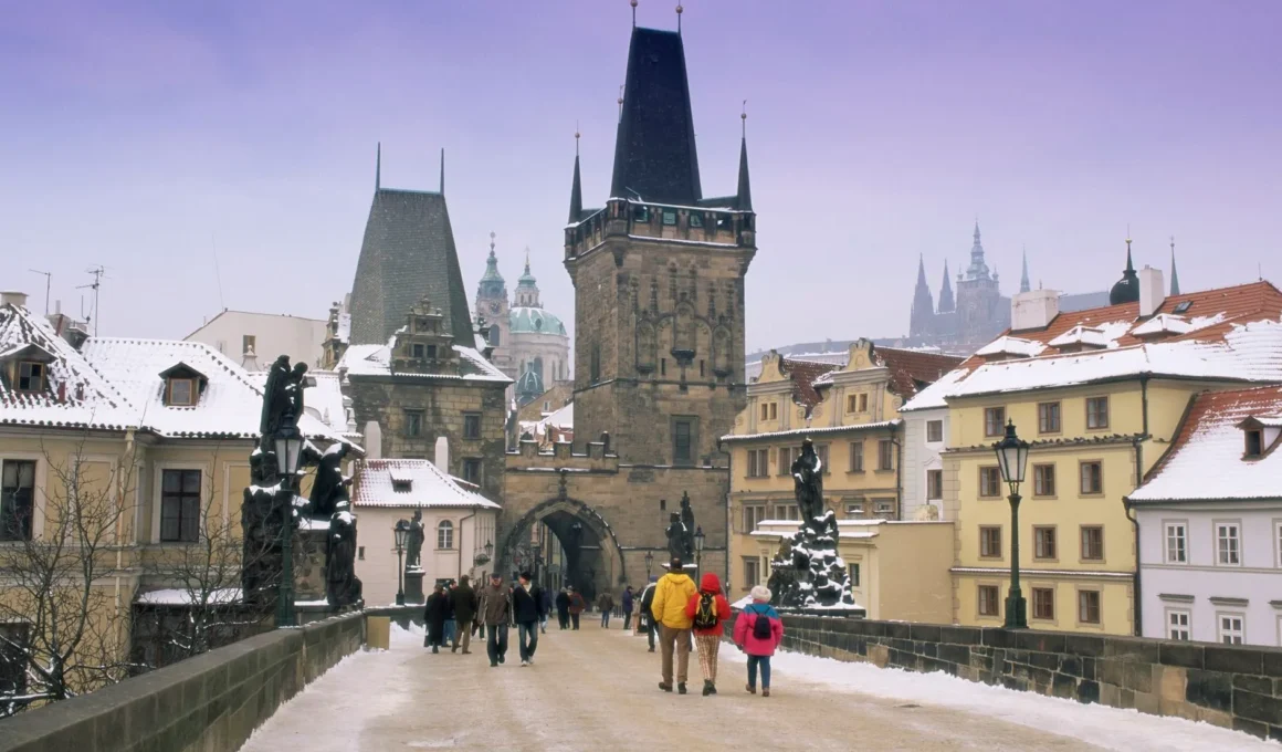 Wetter Dezember in Prag