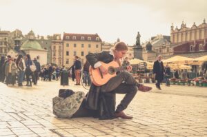 Old Town Square Musician