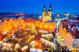 Julmarknader Prag
