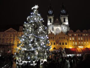 Prague in Christmas