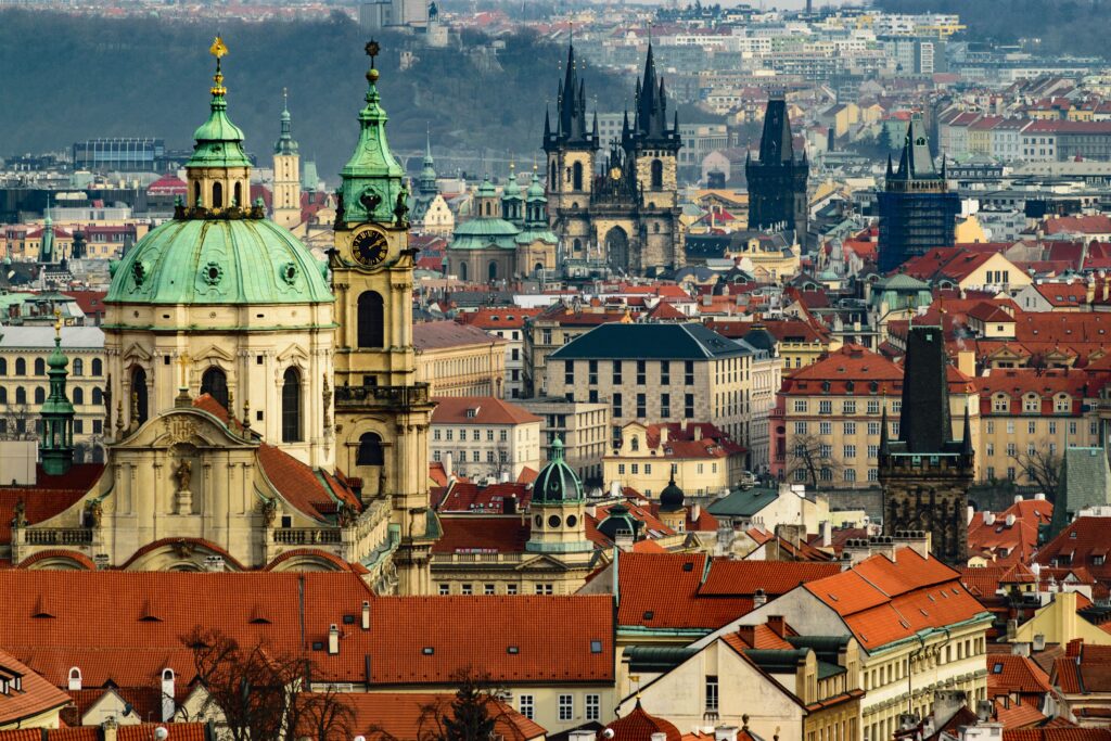 Widok z Pragi
