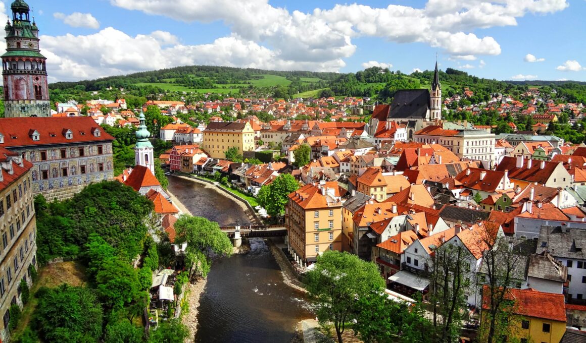 Wieś w Czechach