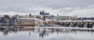 Prague city In Winter
