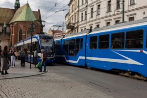 tram in krakow