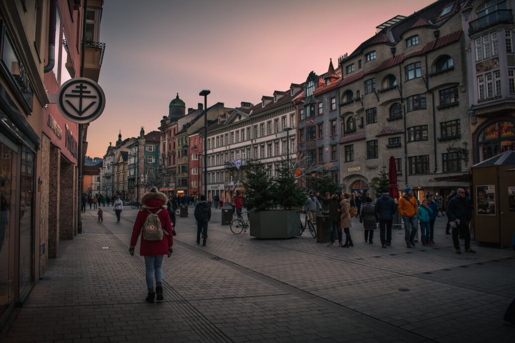 De straat van Wenen