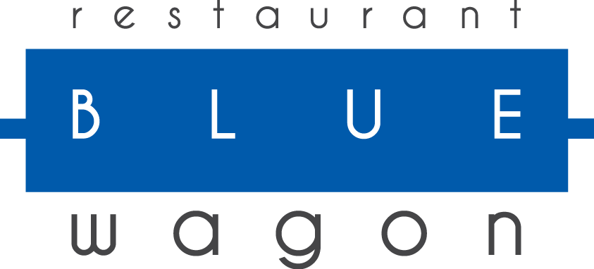 logótipo do vagão azul