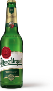 Pilsner Urquell Czech beer in Prague