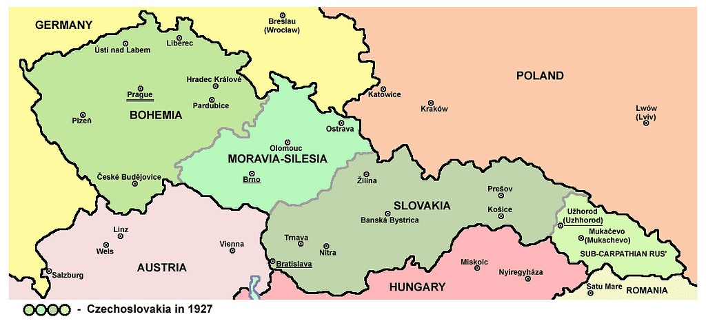Tjekkoslovakiet Land