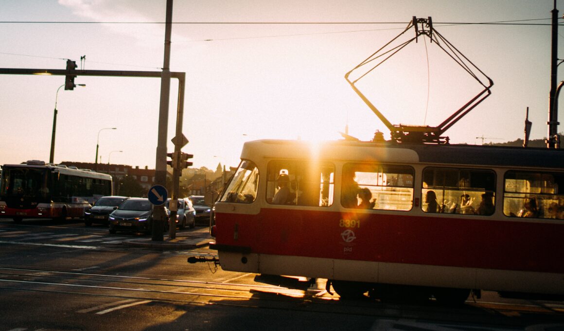 Praga's public transit
