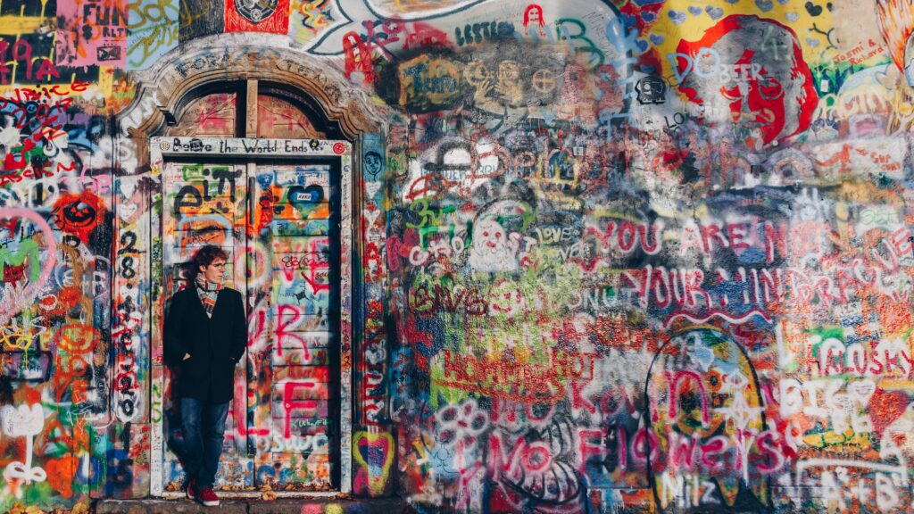 Lennon Wall prague